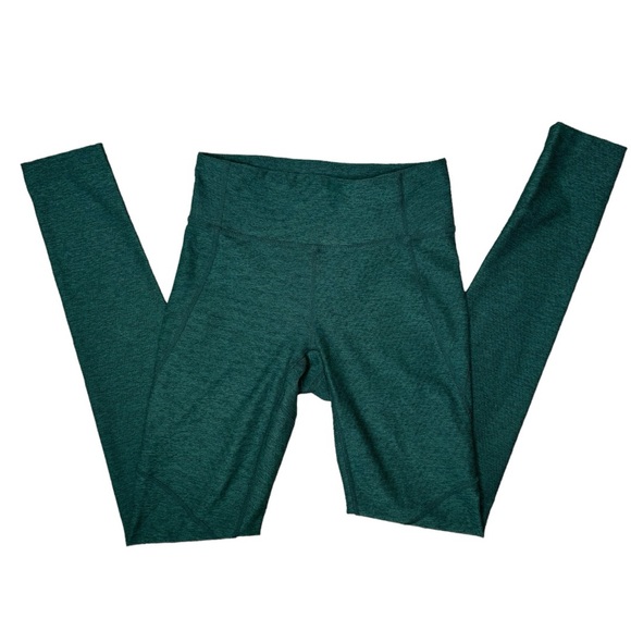 Outdoor Voices Full Length Leggings XS Mid-Rise Green - Picture 3 of 8